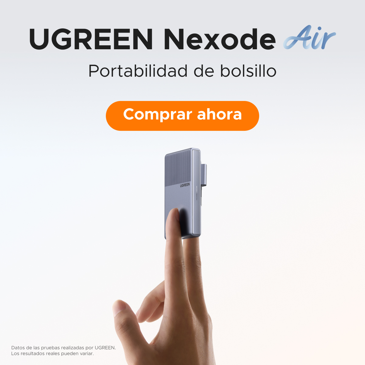 Ugreenmx Facebook ad: Cargador USB-C UGREEN Nexode Air Slim de 45 W