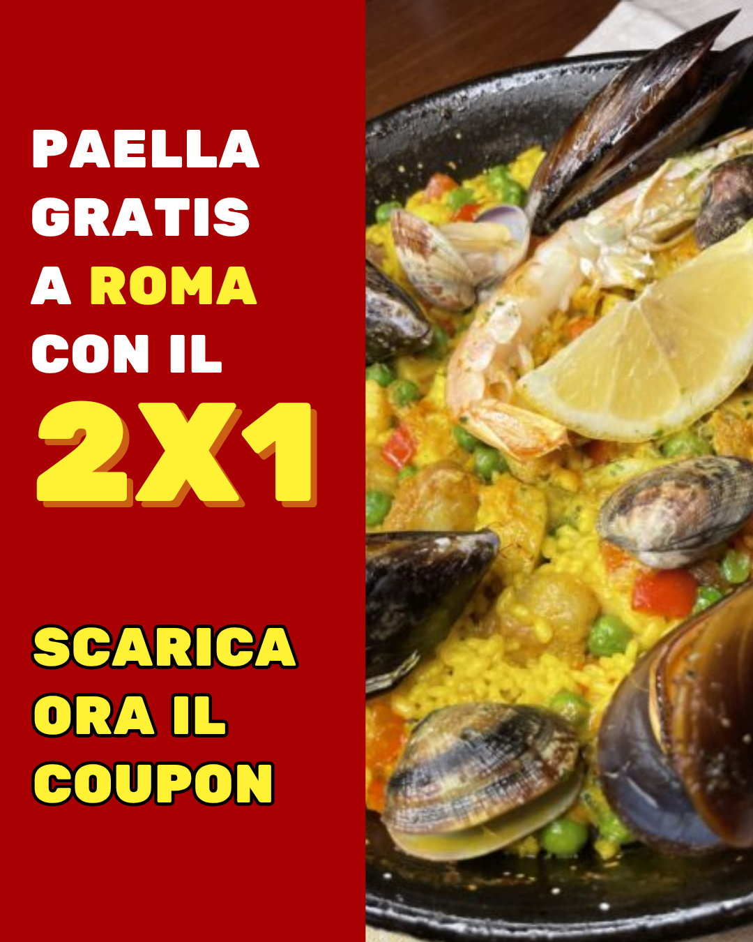 El Duende Ristorante Facebook ad: Voglio offrirti una Paella