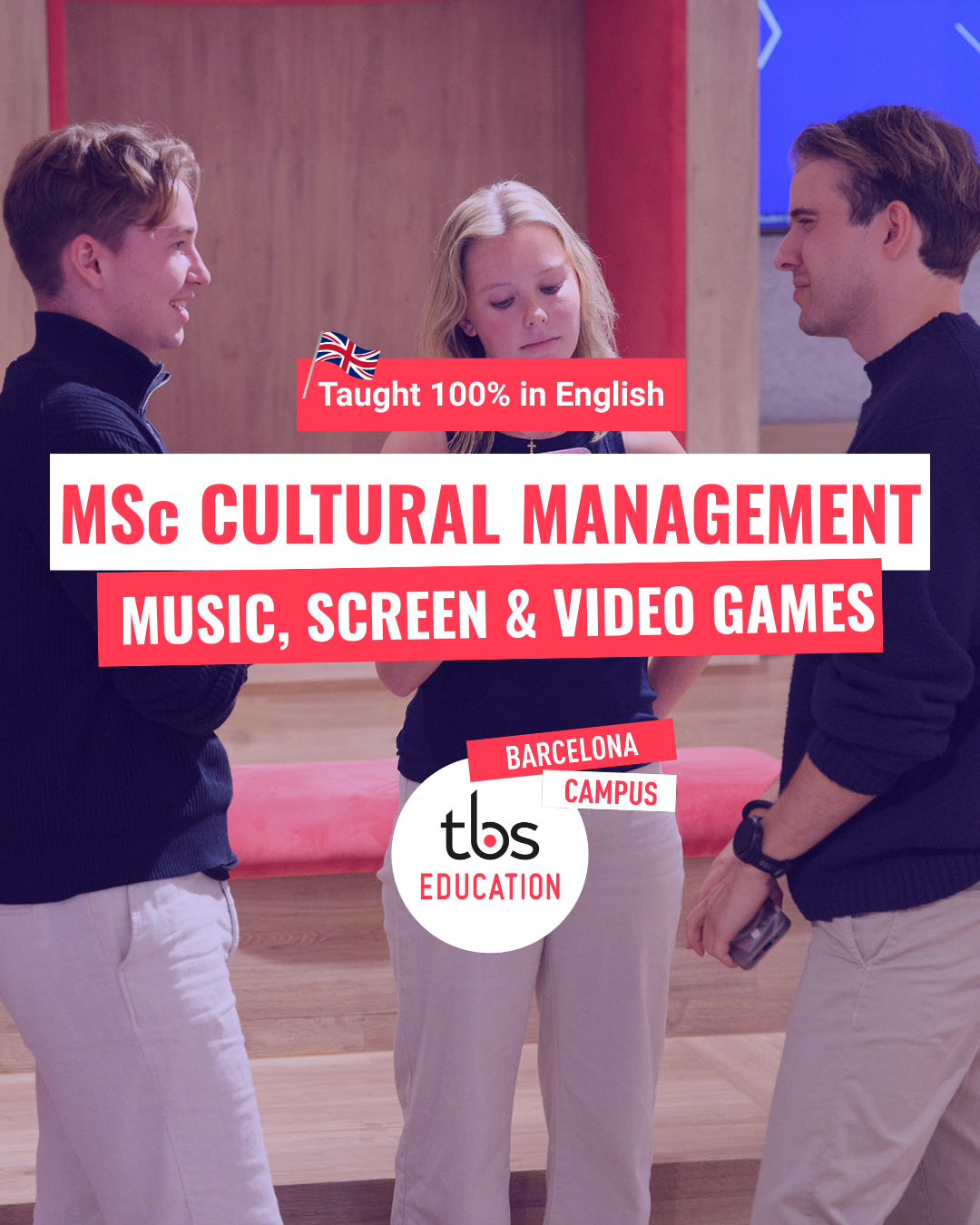 TBS Education - Barcelona Facebook ad