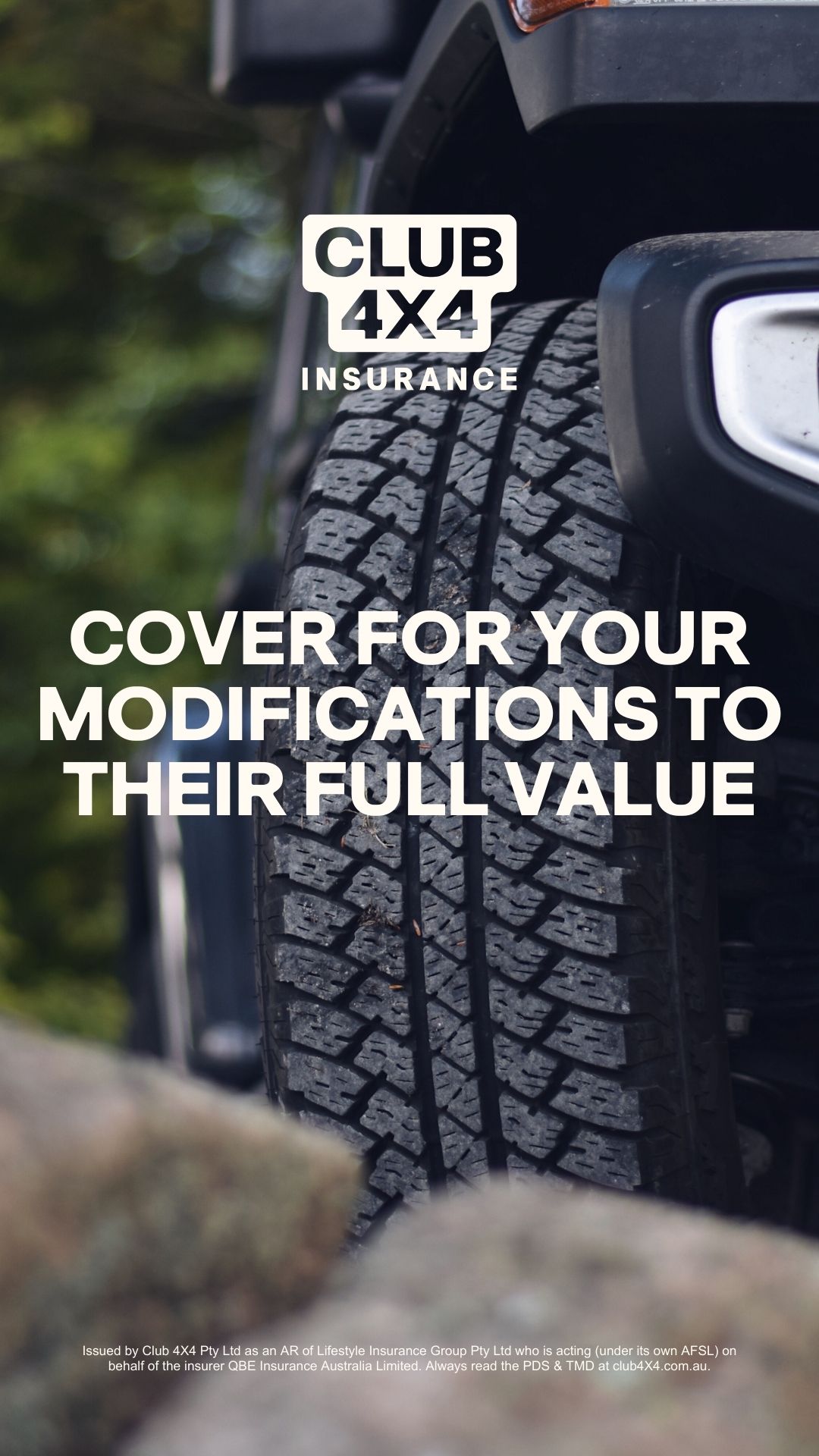 Club 4X4 Insurance Facebook ad
