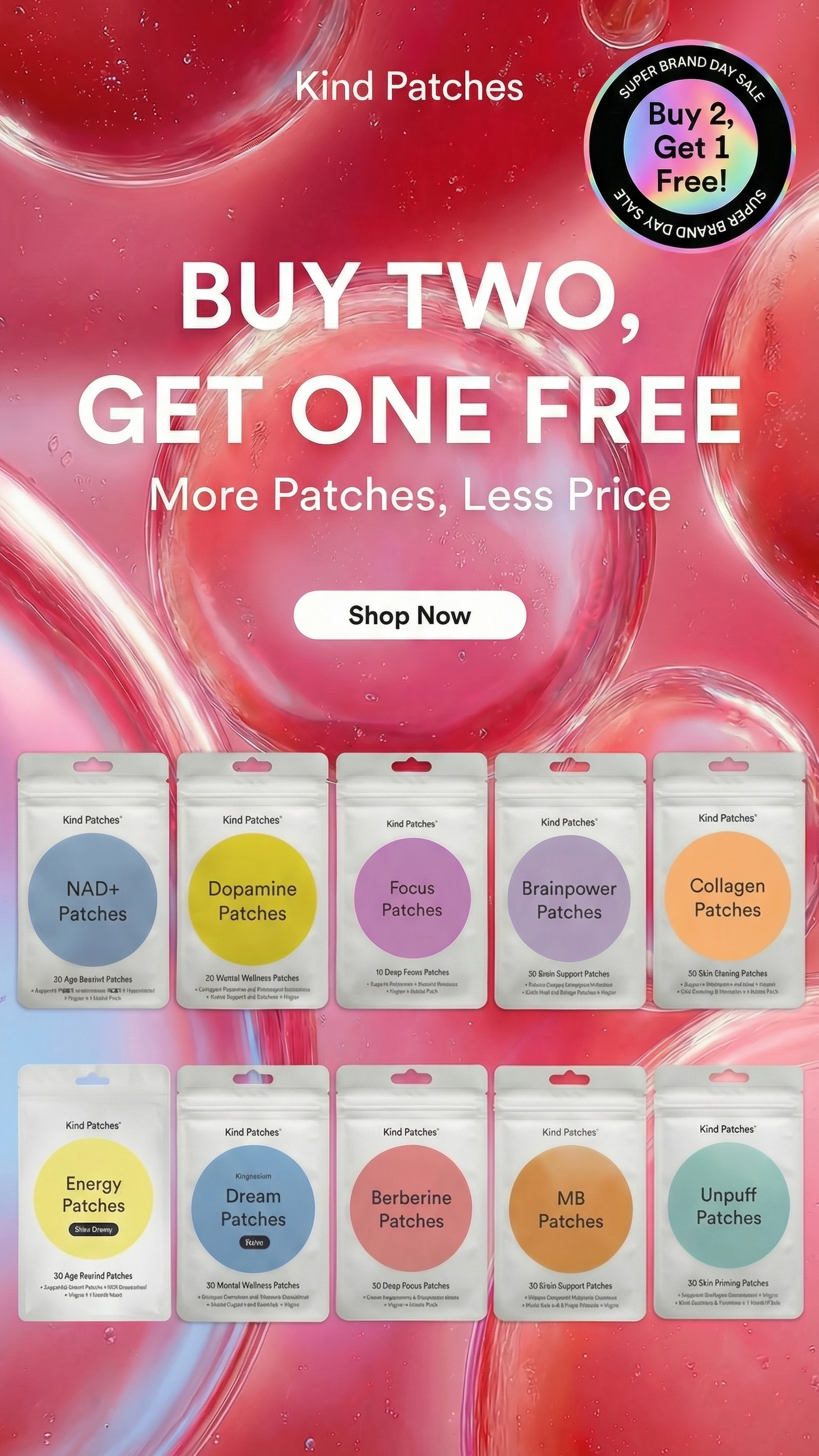 Kind Patches Facebook ad
