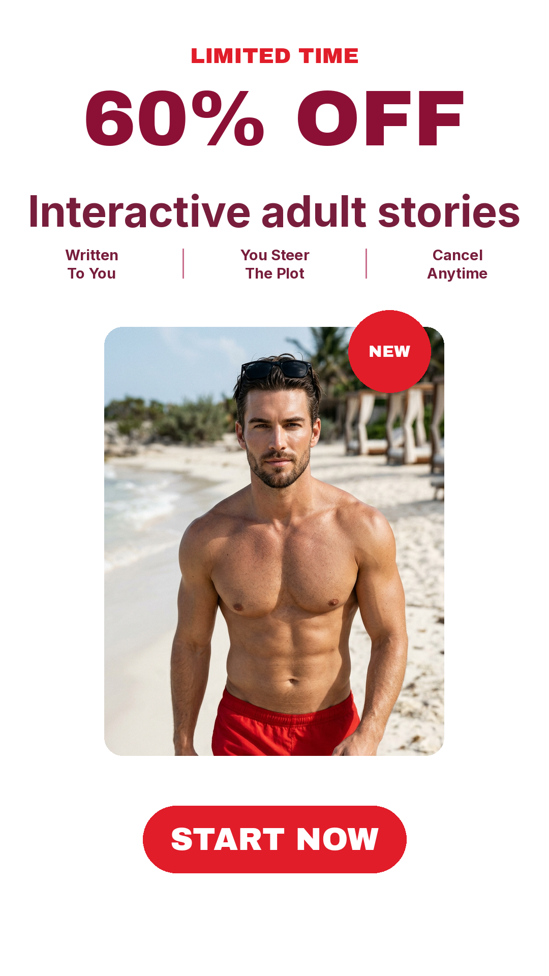 Stuff So Sweet Facebook ad: Interactive stories, 60% off