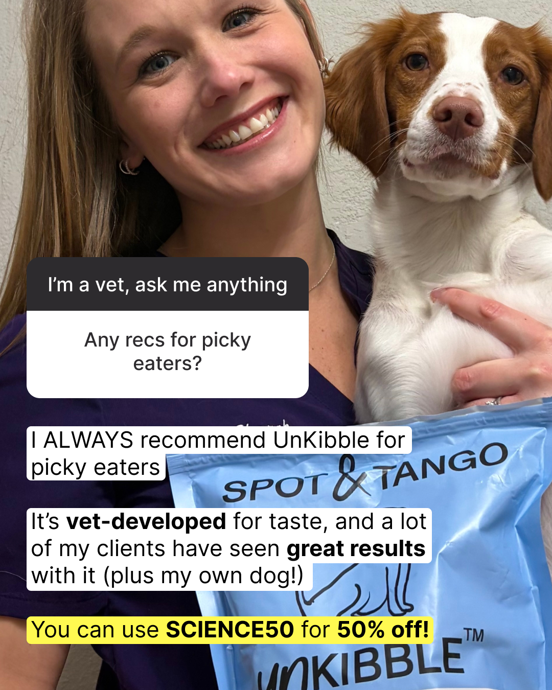 Dr. Hannah Scharenbroch Facebook ad from Mar 9, 2026