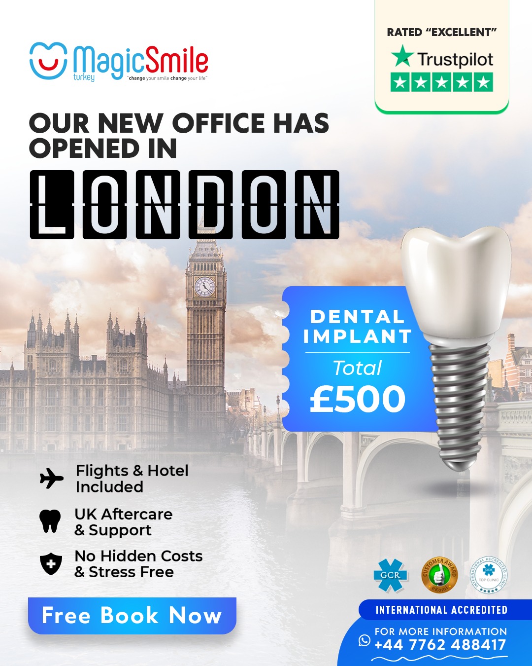 MagicSmile Turkey Facebook ad: Get a Free Quote Now