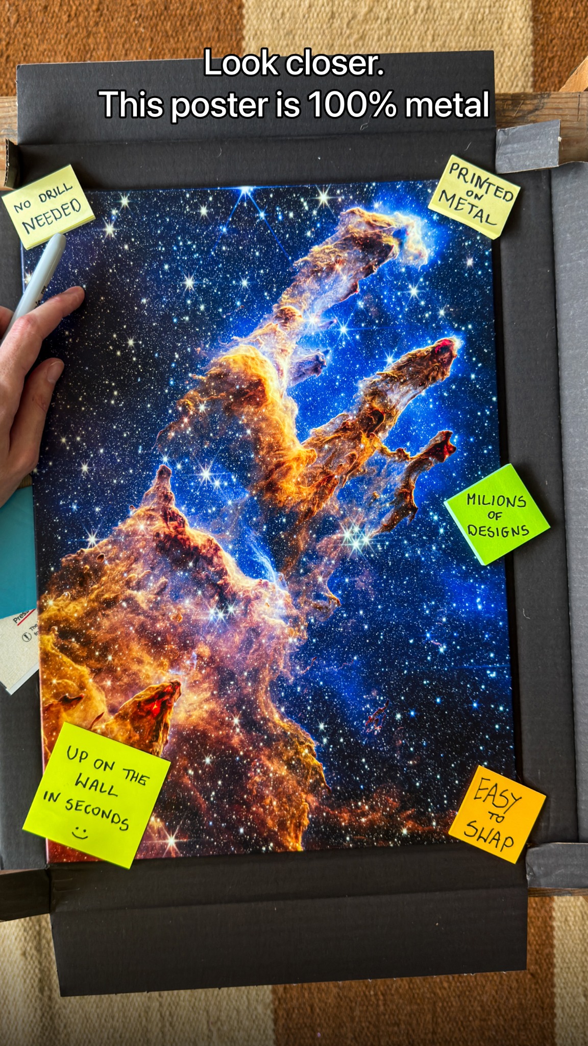 Displate Facebook ad