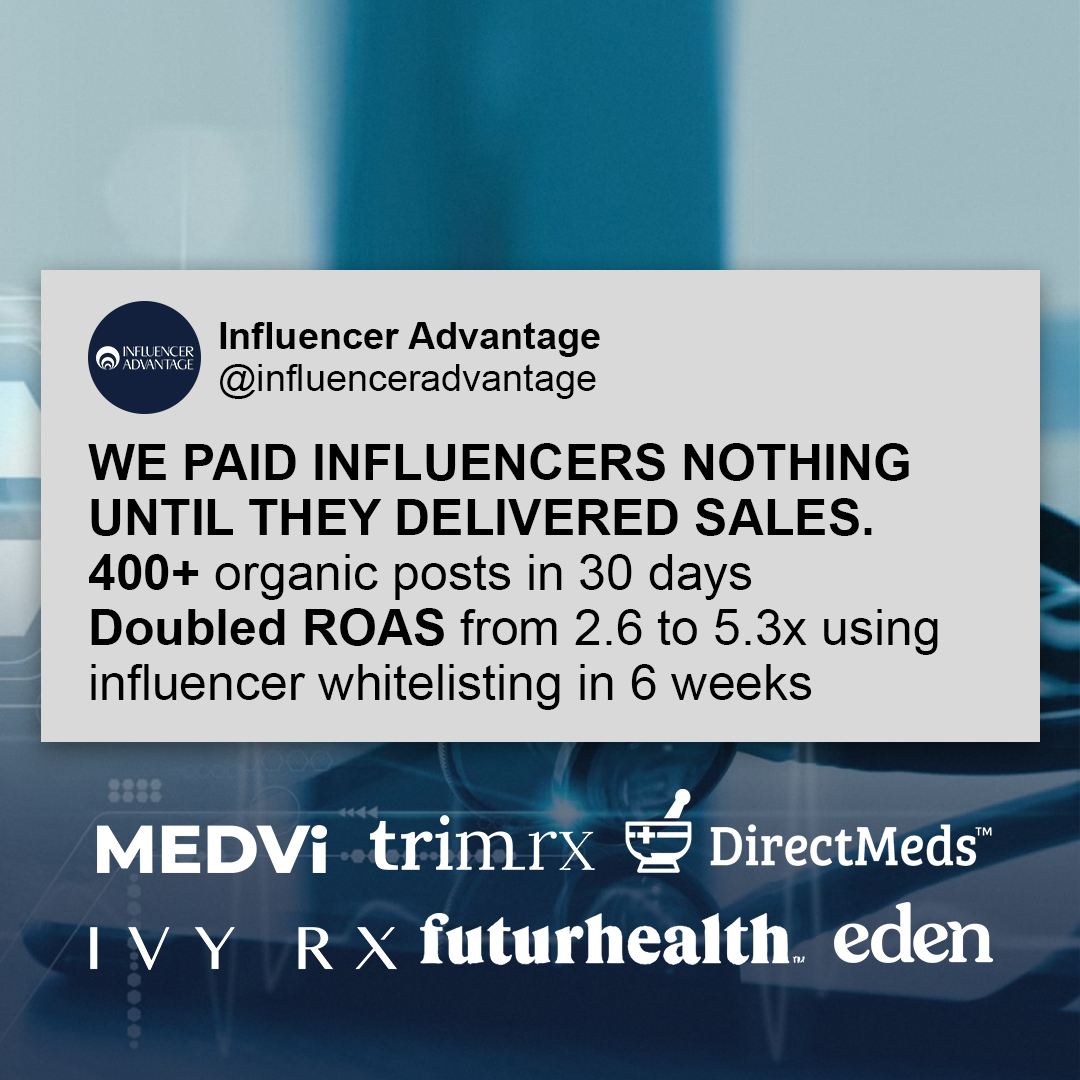 Influencer Advantage Facebook ad