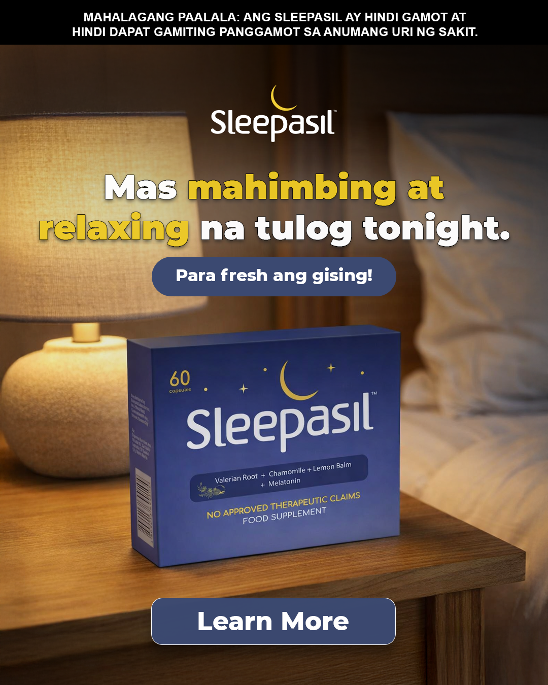 SLEEPASIL Facebook ad