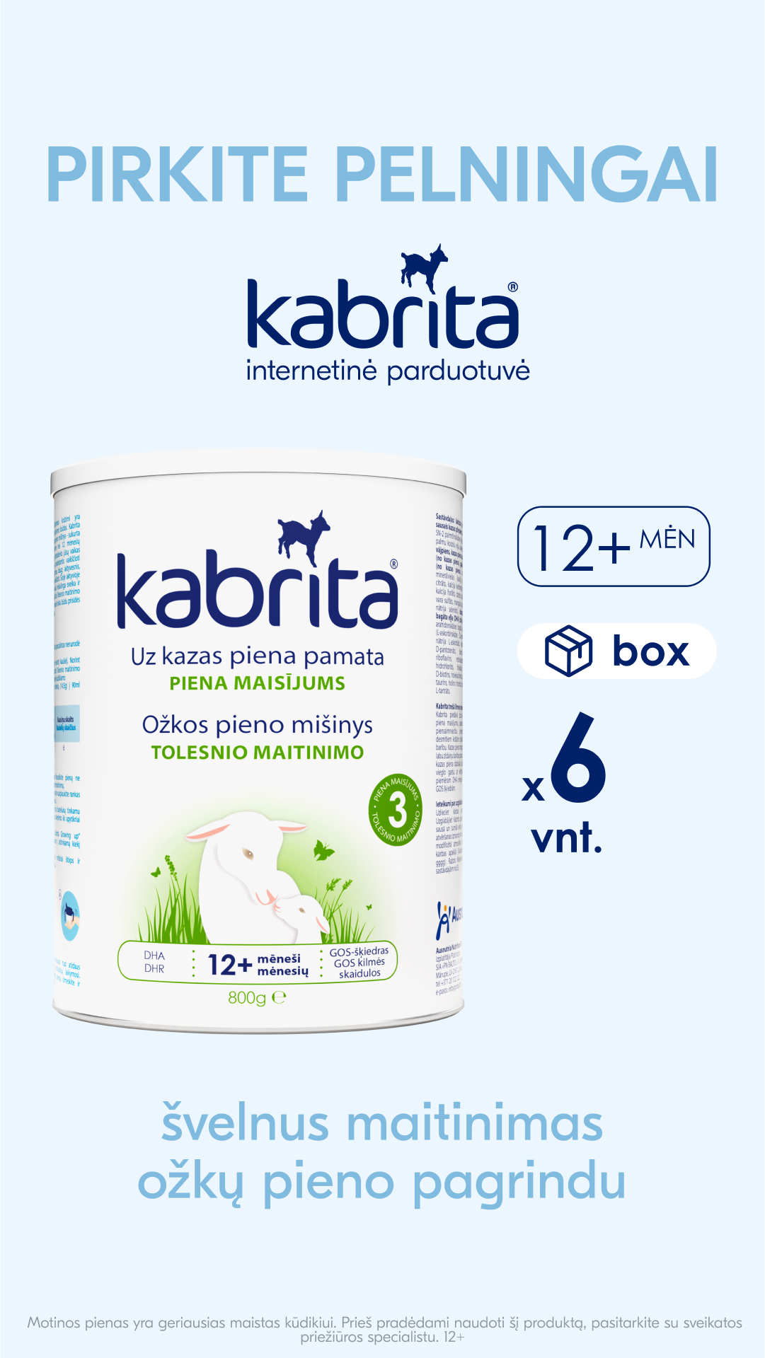 Kabrita Lietuva Facebook ad