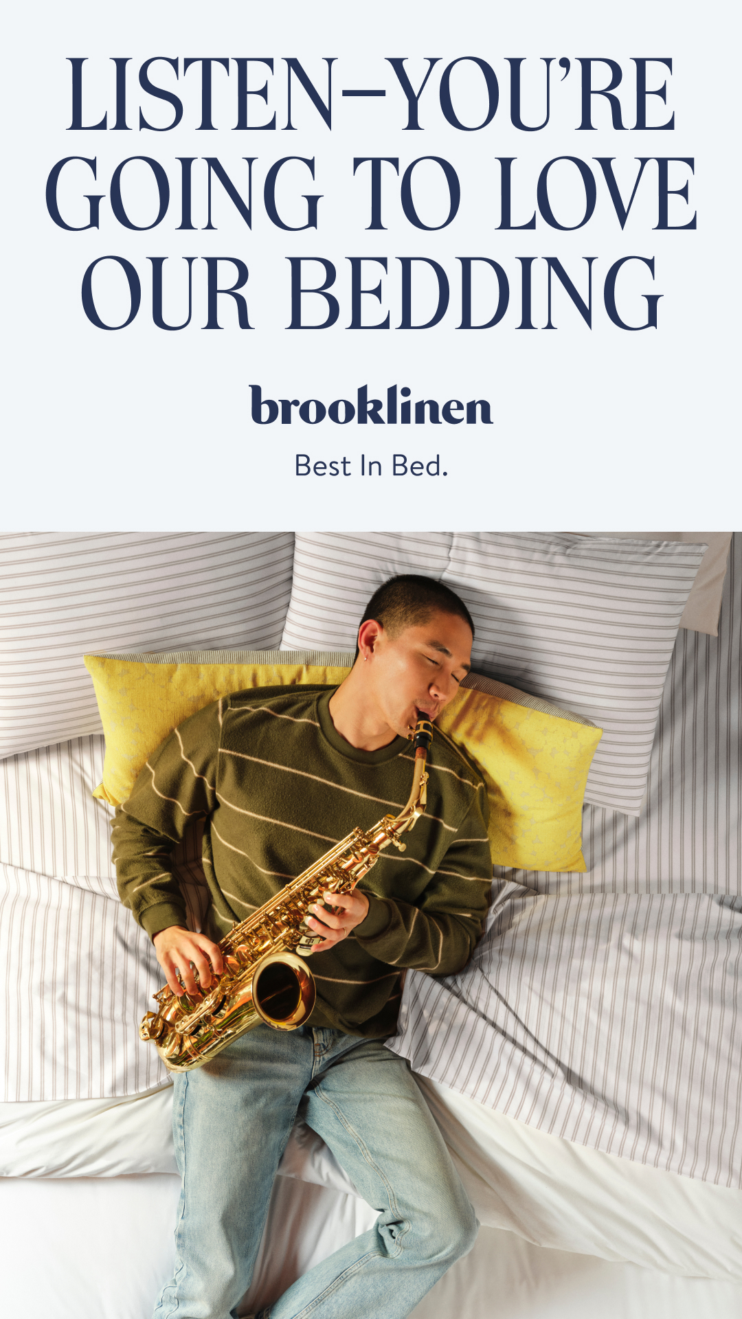 Brooklinen Facebook ad