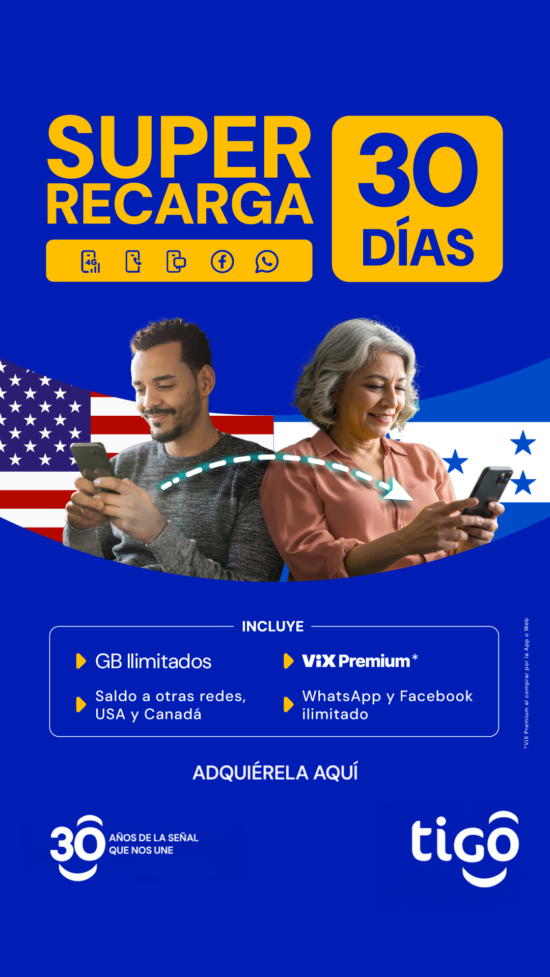Tigo Honduras Facebook ad