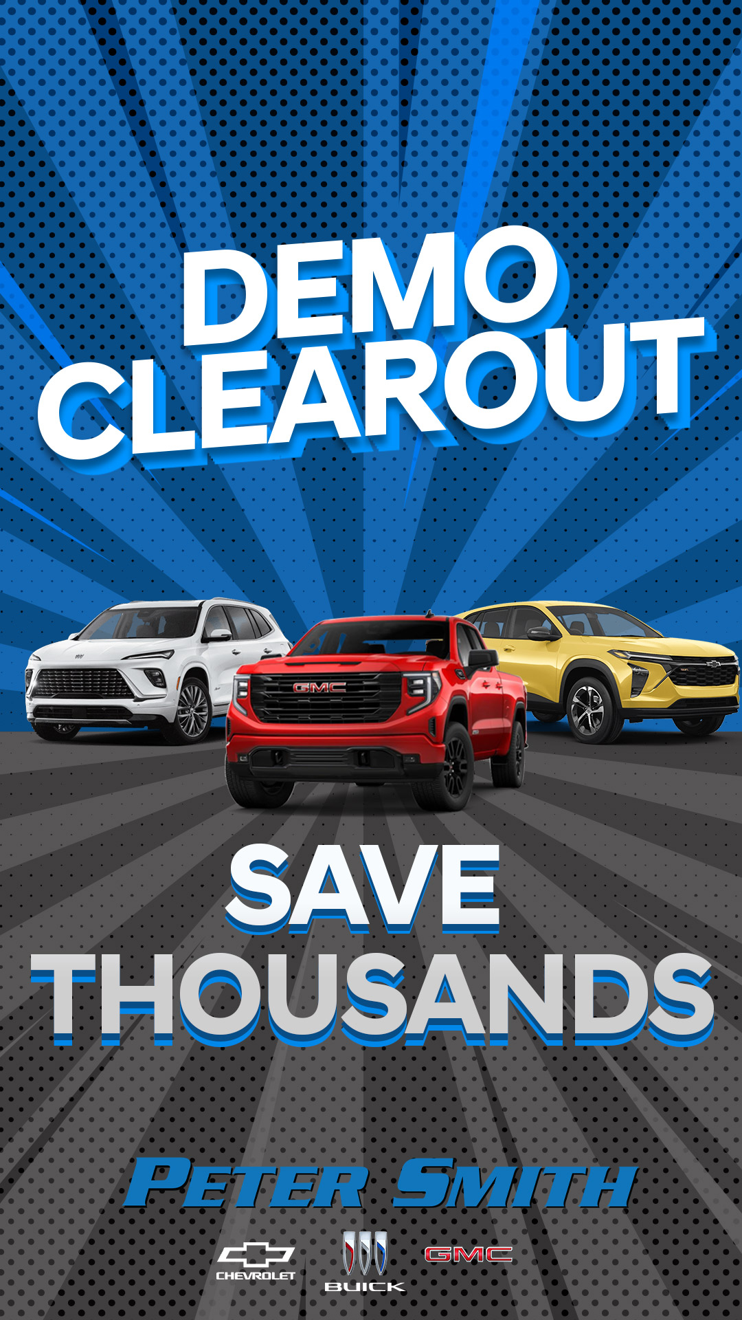 Peter Smith GM Chevrolet Buick Cadillac GMC Belleville Facebook ad from Jun 27, 2025