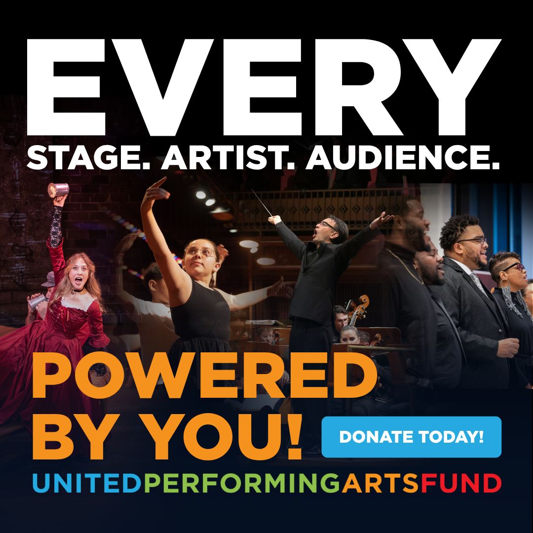 United Performing Arts Fund - UPAF Facebook ad: Support the Arts Across Our Community