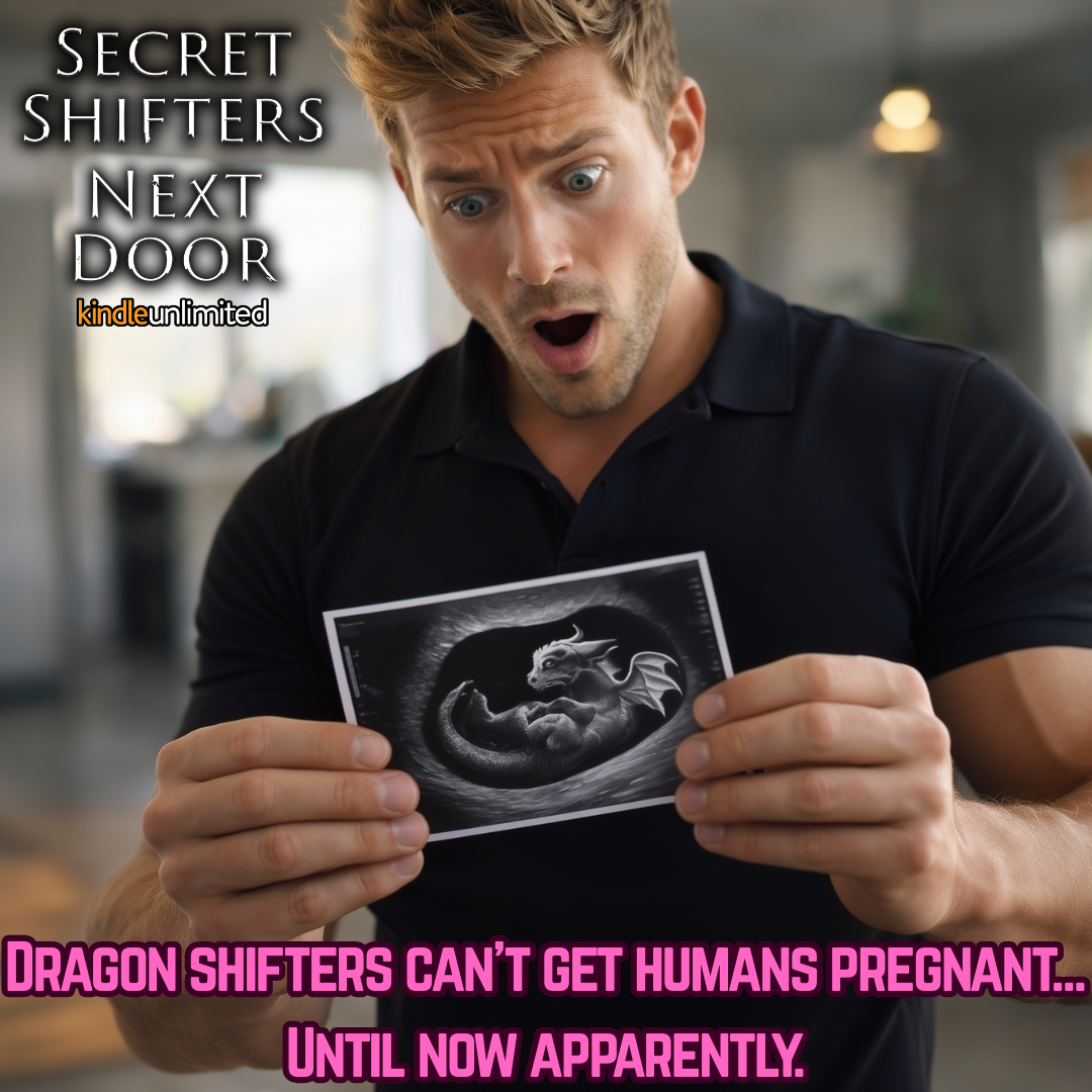 Shifterbooksonkindle Facebook ad: Her Secret Baby Has Dragon Wings