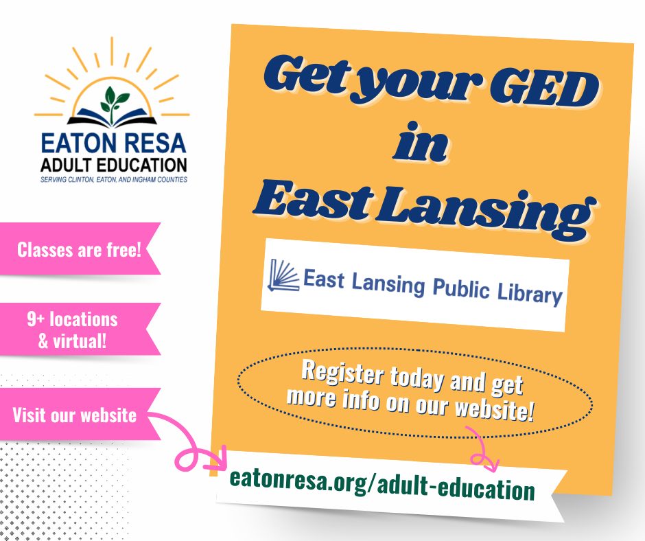 Eaton RESA Adult Education Facebook ad: Adult Education