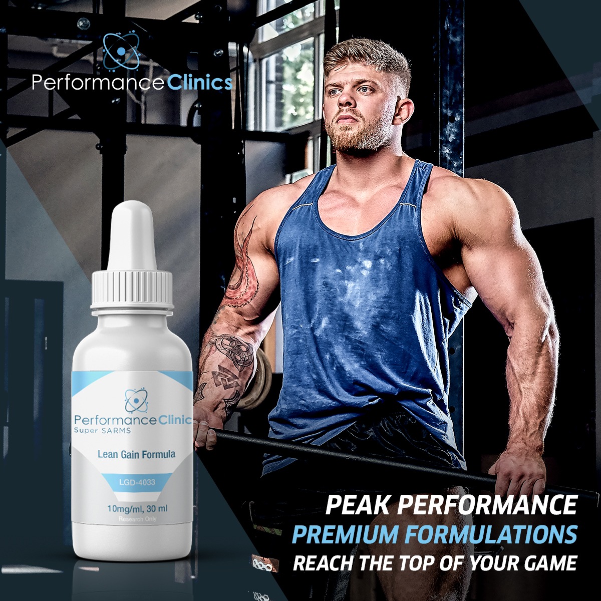 Performance Clinics Research Compounds Facebook ad: World's best peptides and compounds for over 5…