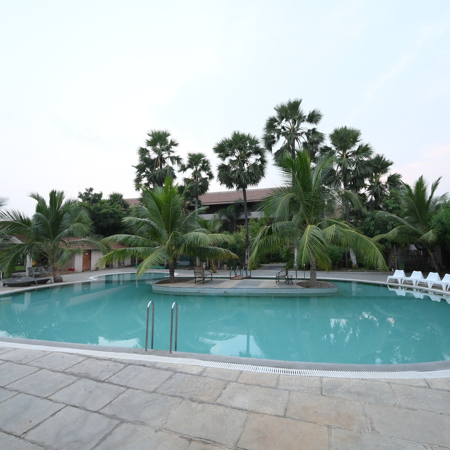 Spree One Resort Annavaram Facebook ad: POOL TIME IS FUN TIME