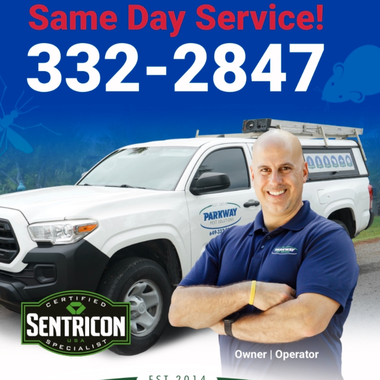 Parkway Pest Solutions Turks and Caicos -Termite/Pest Control Facebook ad: Professional Pest Control Services.