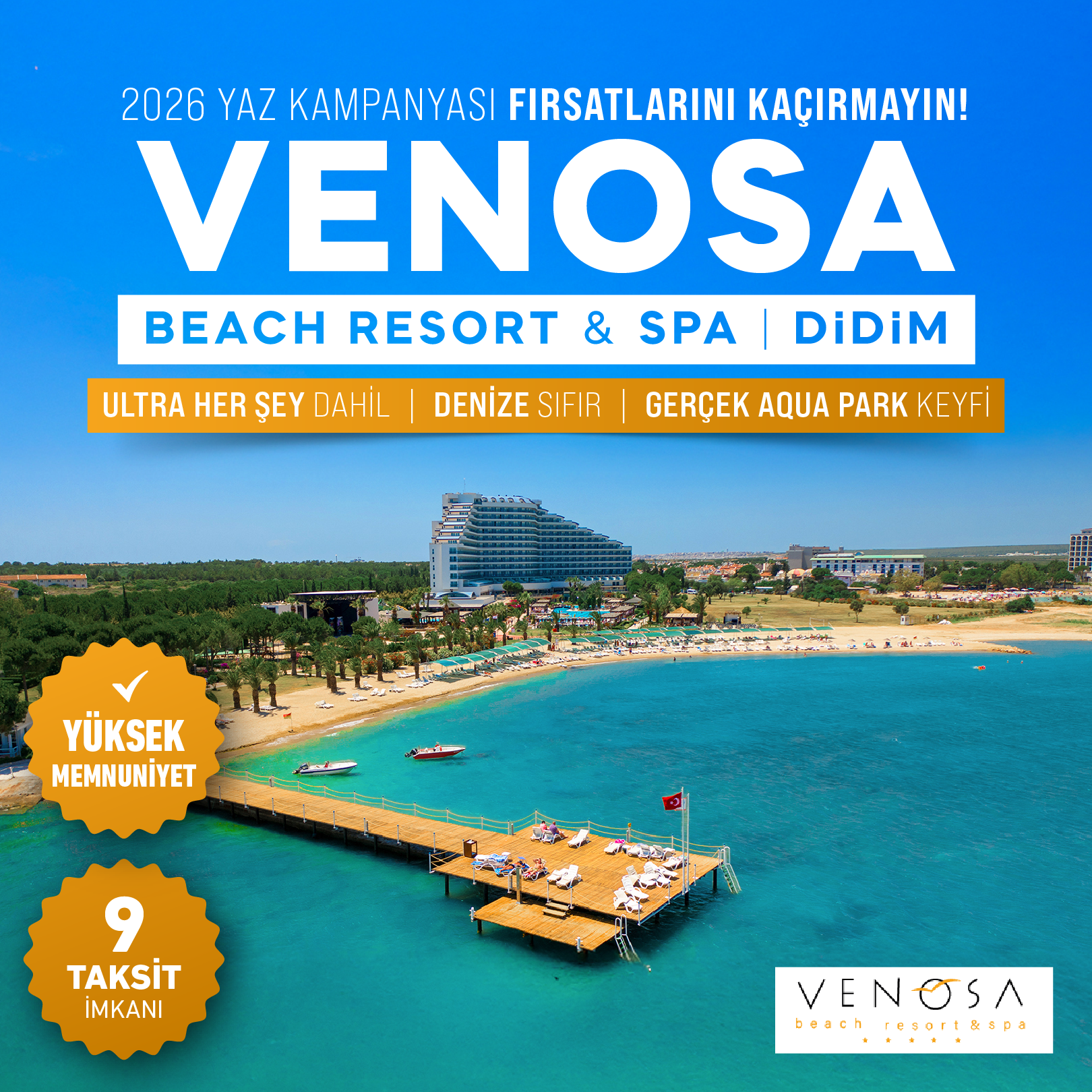 Venosa Beach Resort & Spa Facebook ad from Feb 2, 2026