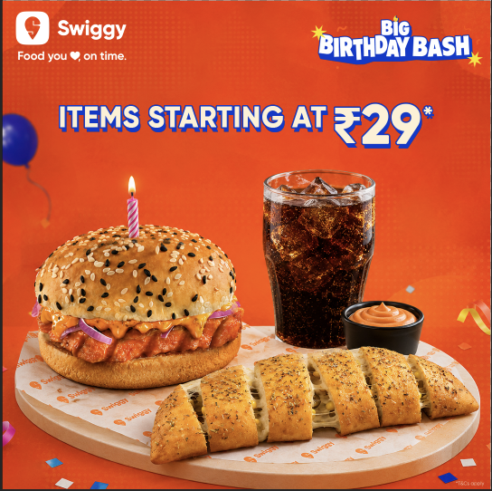 Swiggy Facebook ad
