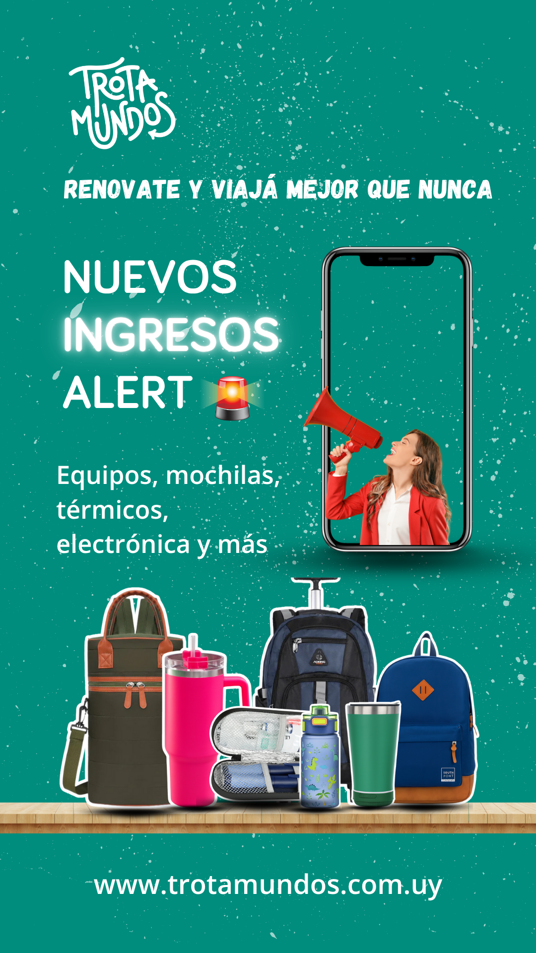 Trotamundos uy - La tienda del viajero Facebook ad from Jan 19, 2026
