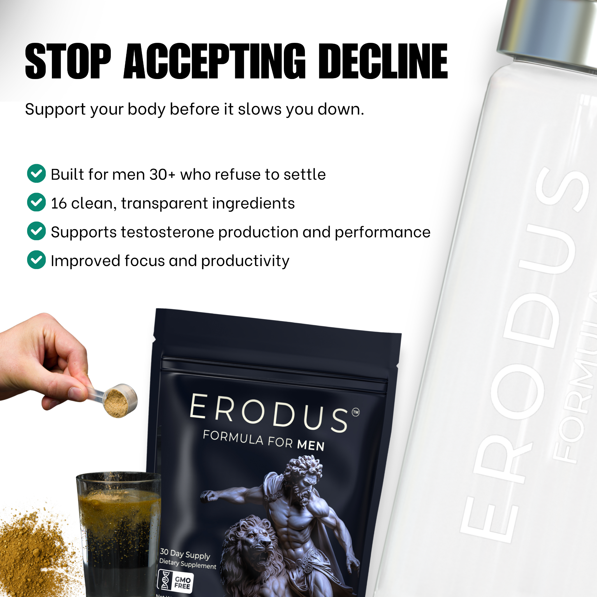 Erodus Formula For Men Facebook ad
