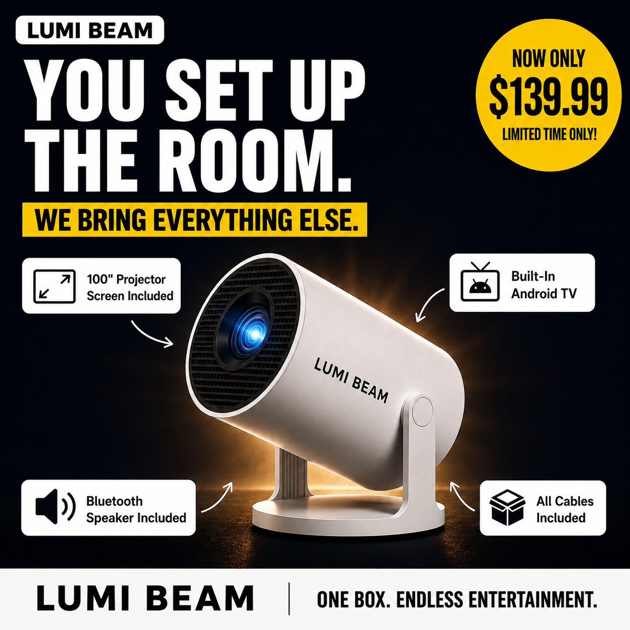 Lumi Beam Facebook ad