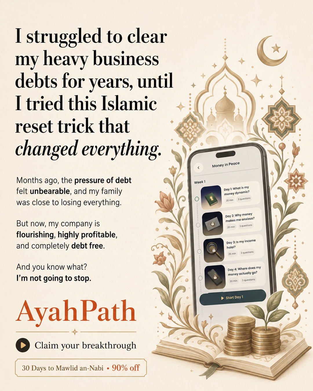 Imam Advice Daily Facebook ad