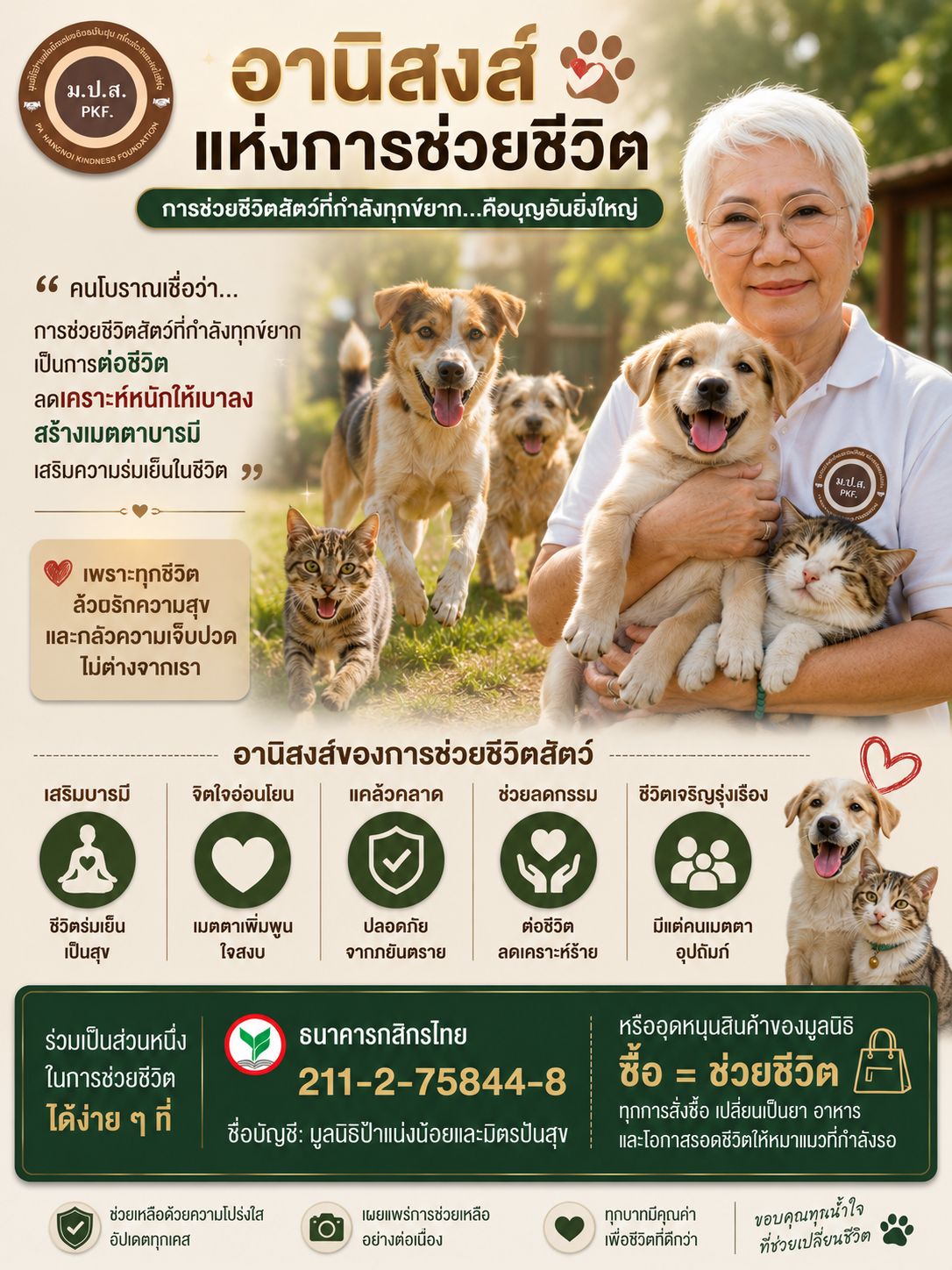 มูลนิธิป้าแน่งน้อยและมิตรปันสุข Facebook ad