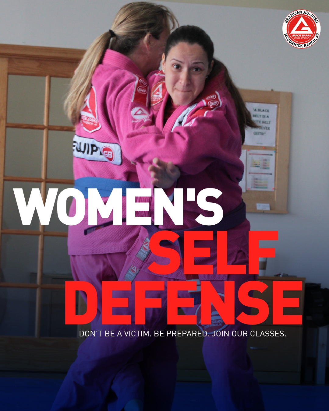 Gracie Barra McCormick Ranch Jiu-Jitsu & Self-Defense Facebook ad: Empowerment starts with preparation.