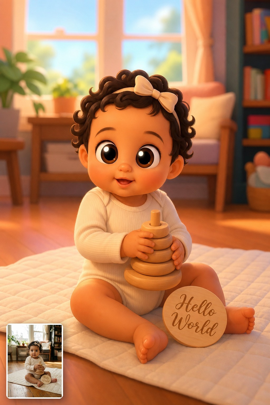 Kiddify Al: Magic Baby Photos Facebook ad: Every month, a keepsake