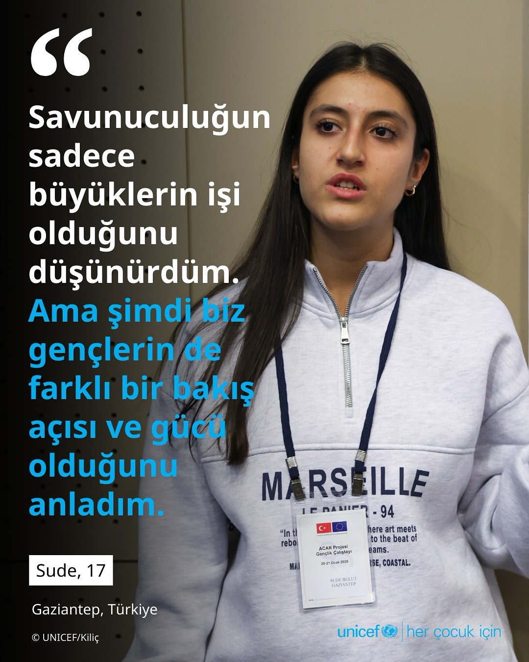 UNICEF Türkiye Facebook ad
