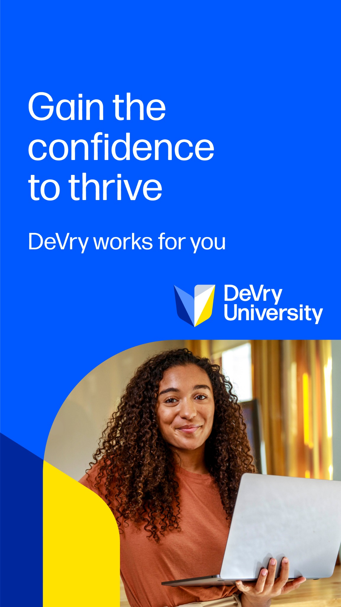 DeVry University Facebook ad