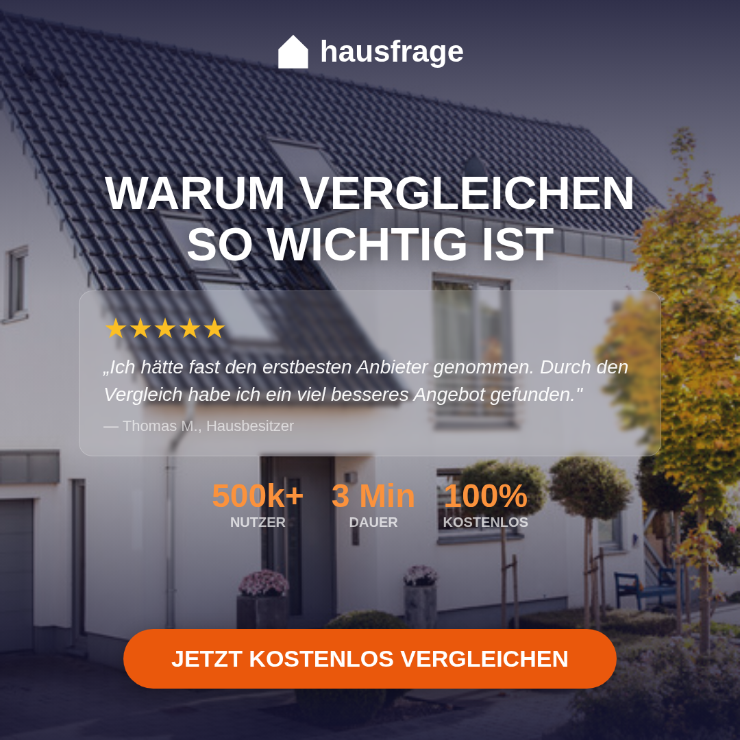 Hausfrage Facebook ad