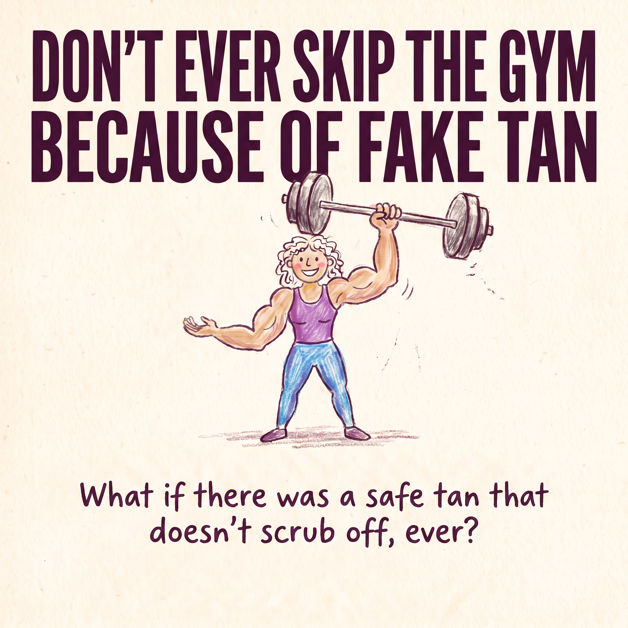 Jane's Beauty Blog Facebook ad: See how gym girlies tan in 2026