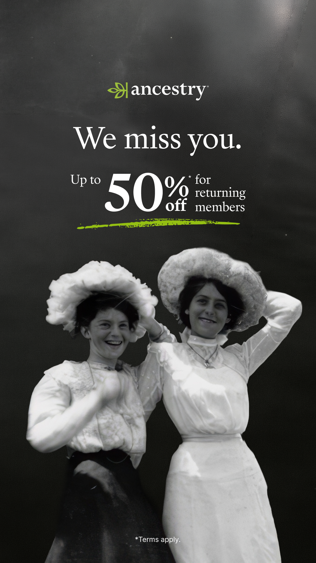 Ancestry Facebook ad