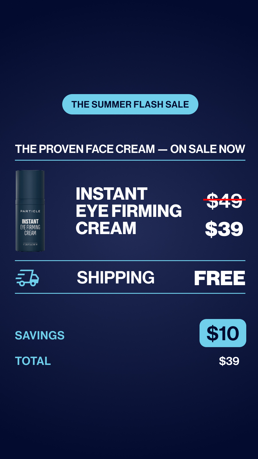 Particle Facebook ad