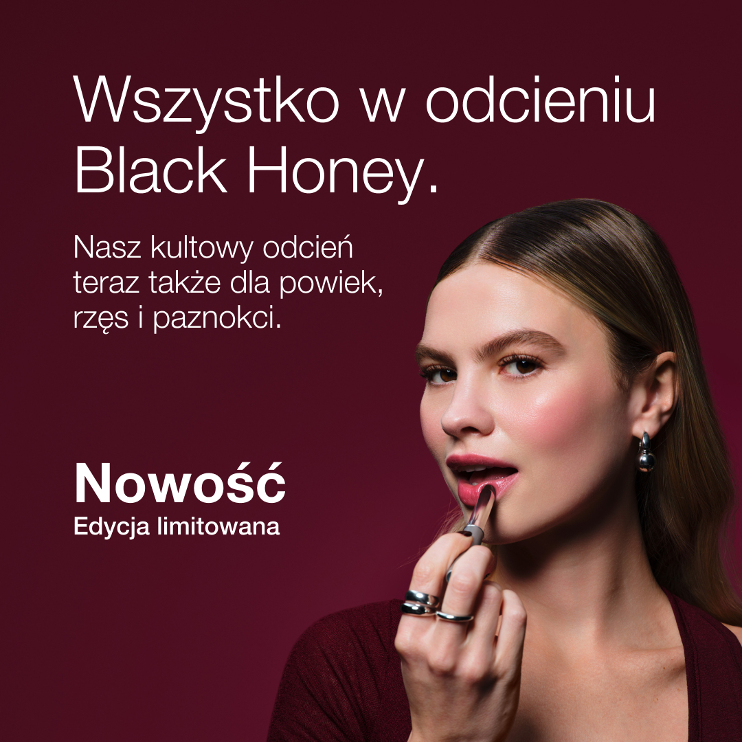 Clinique Facebook ad: Odkryj nowość Black Honey