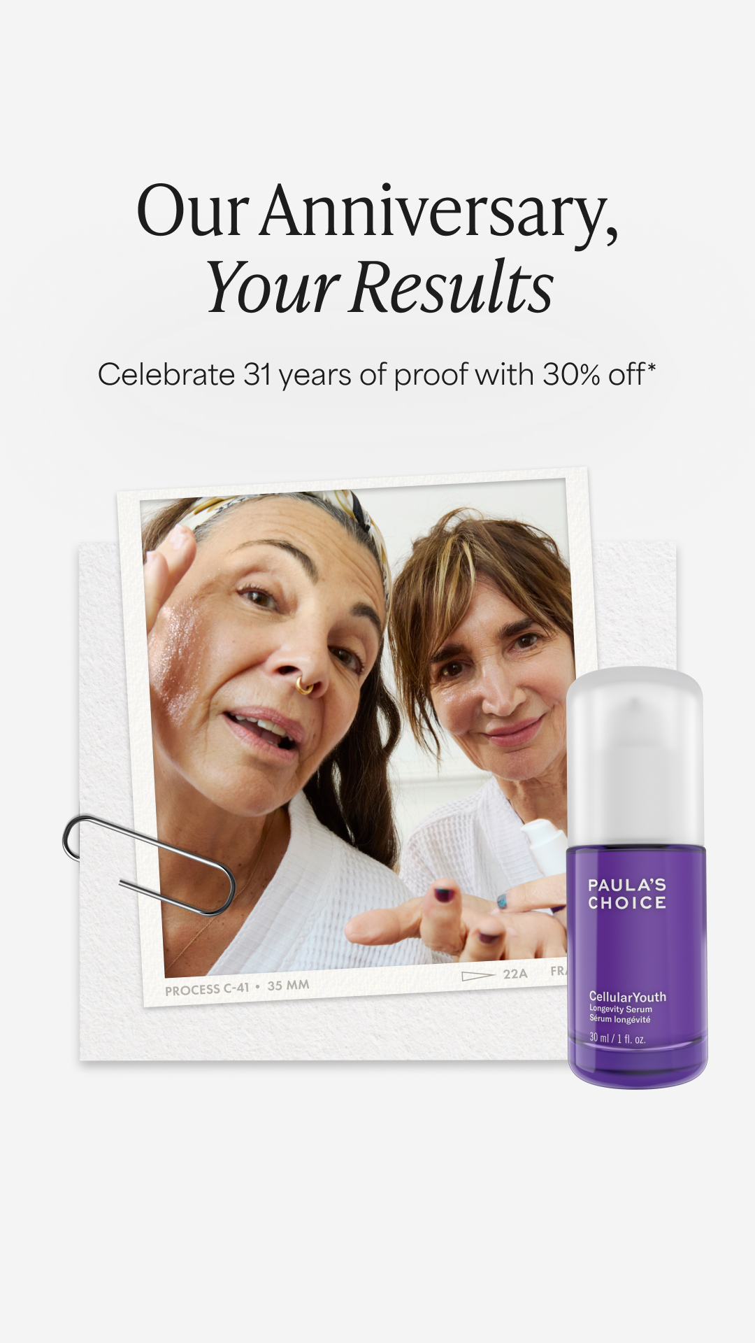 Paula's Choice Facebook ad