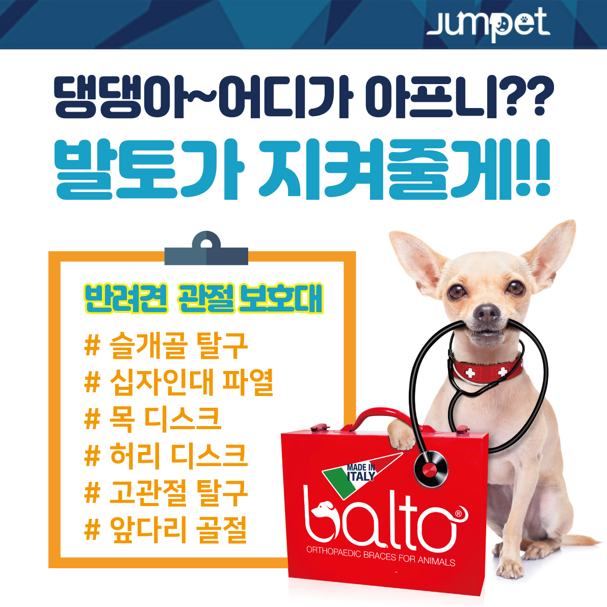 Jumpet Facebook ad: Jumpet 반려견