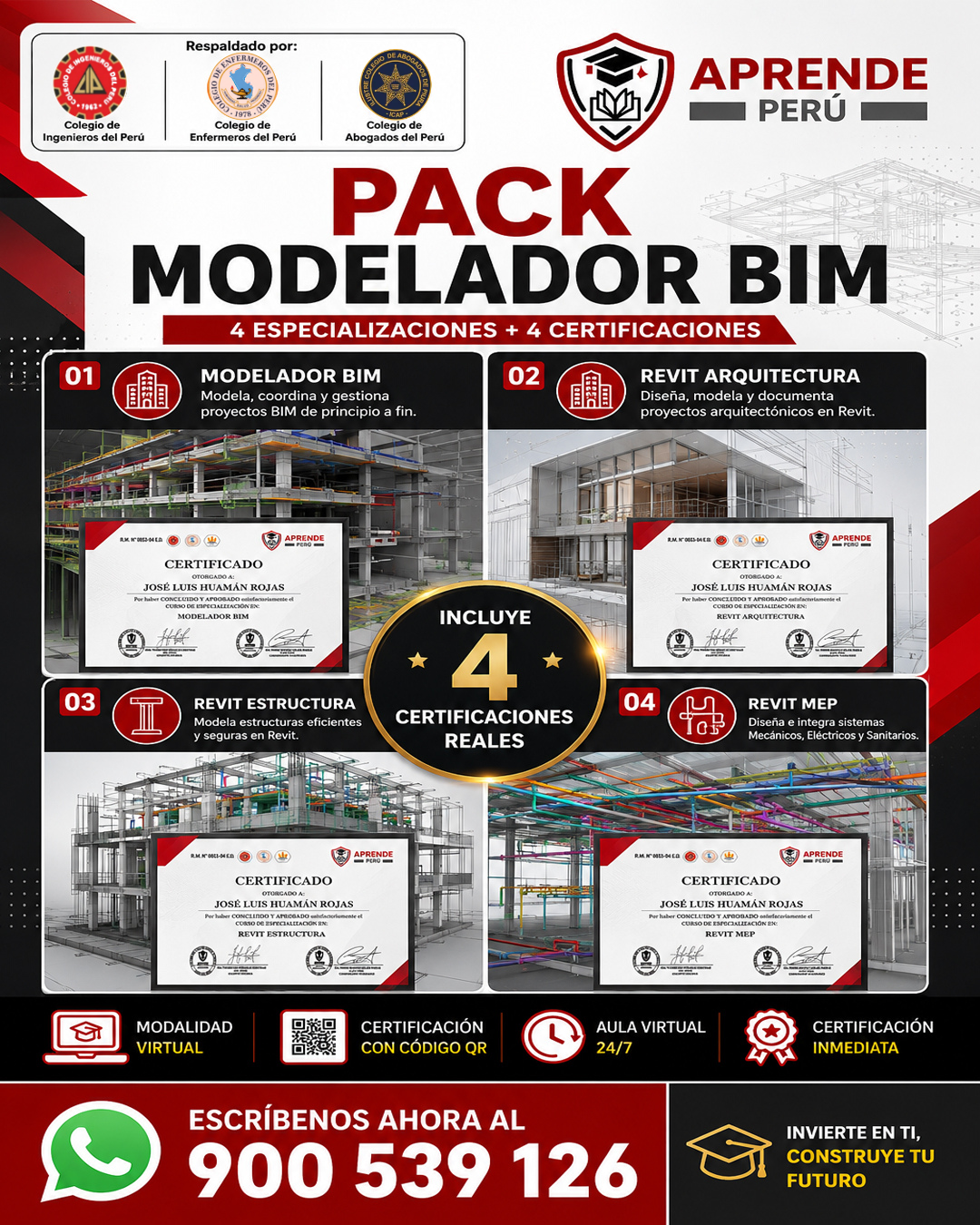 Centro de Capacitación y Desarrollo - Aprende Perú Facebook ad: Evoluciona con BIM