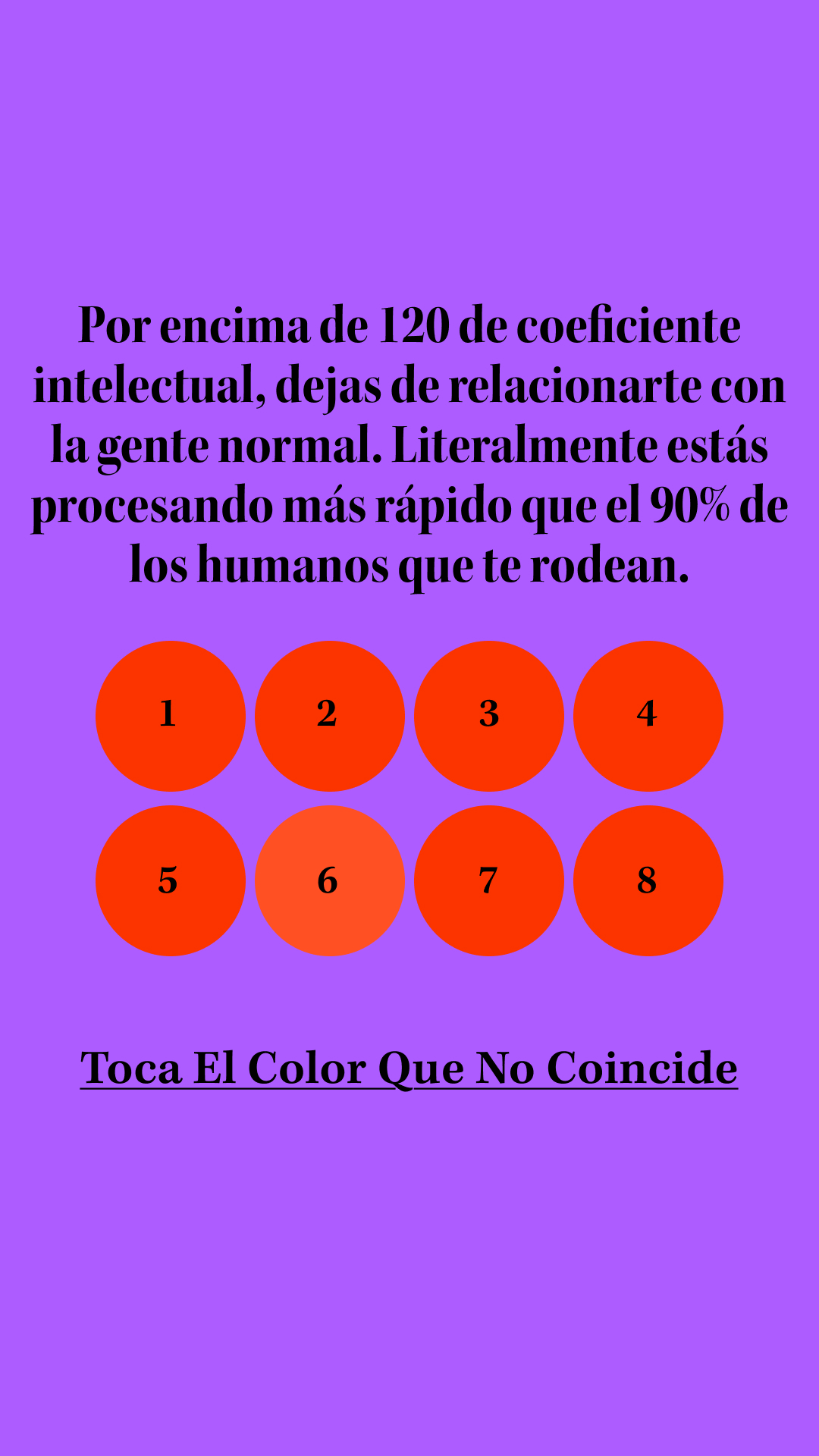 Test internacional de CI Facebook ad: Realiza el test y comprueba tu puntuación de CI