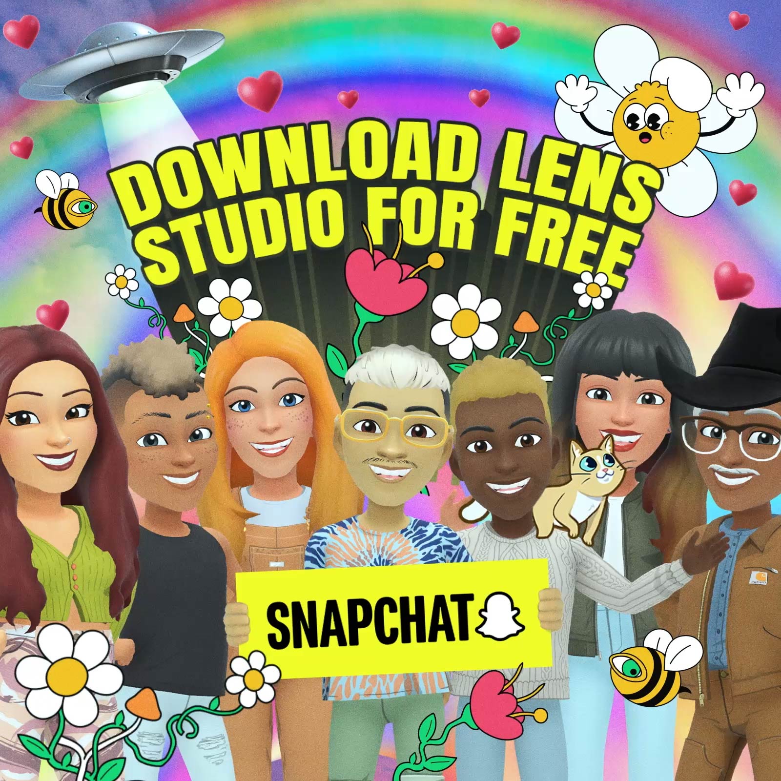 Snapchat Facebook ad