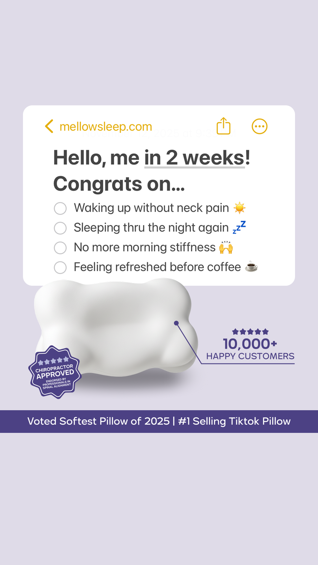 Mellow Cloud Pillow Facebook ad