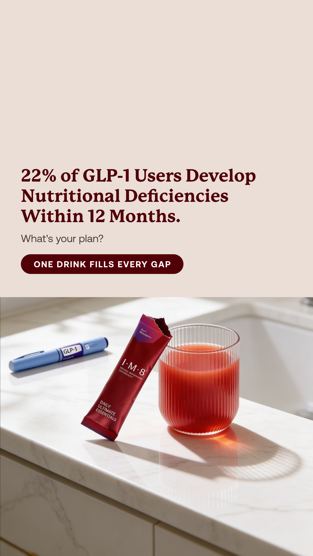 IM8 Health Global Facebook ad