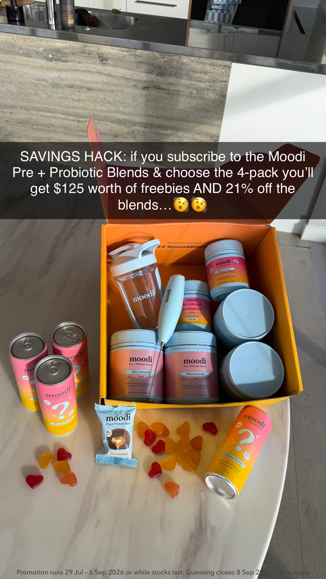 Moodi Facebook ad