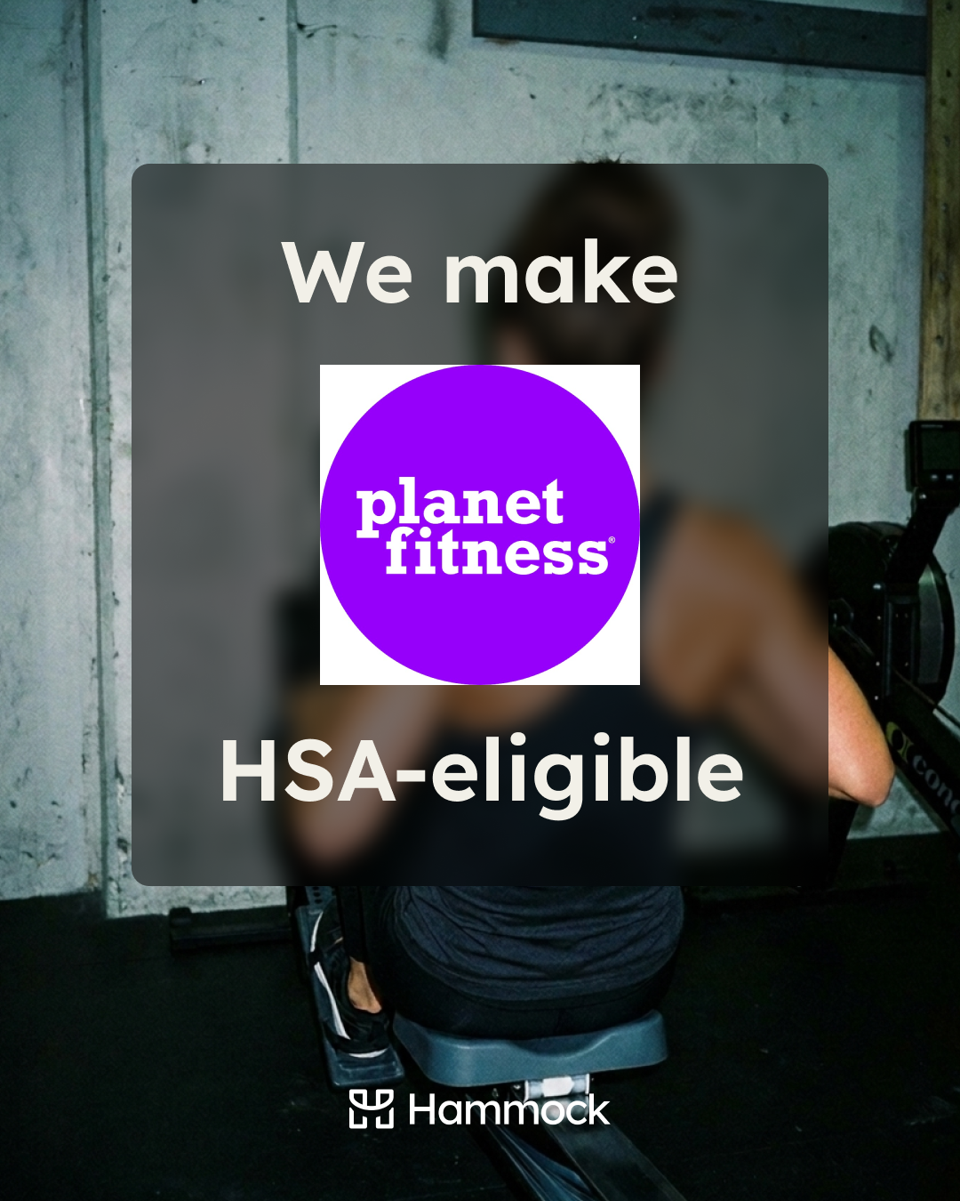 Hammock - Spend Well Facebook ad: Make Your Gym Tax-Free