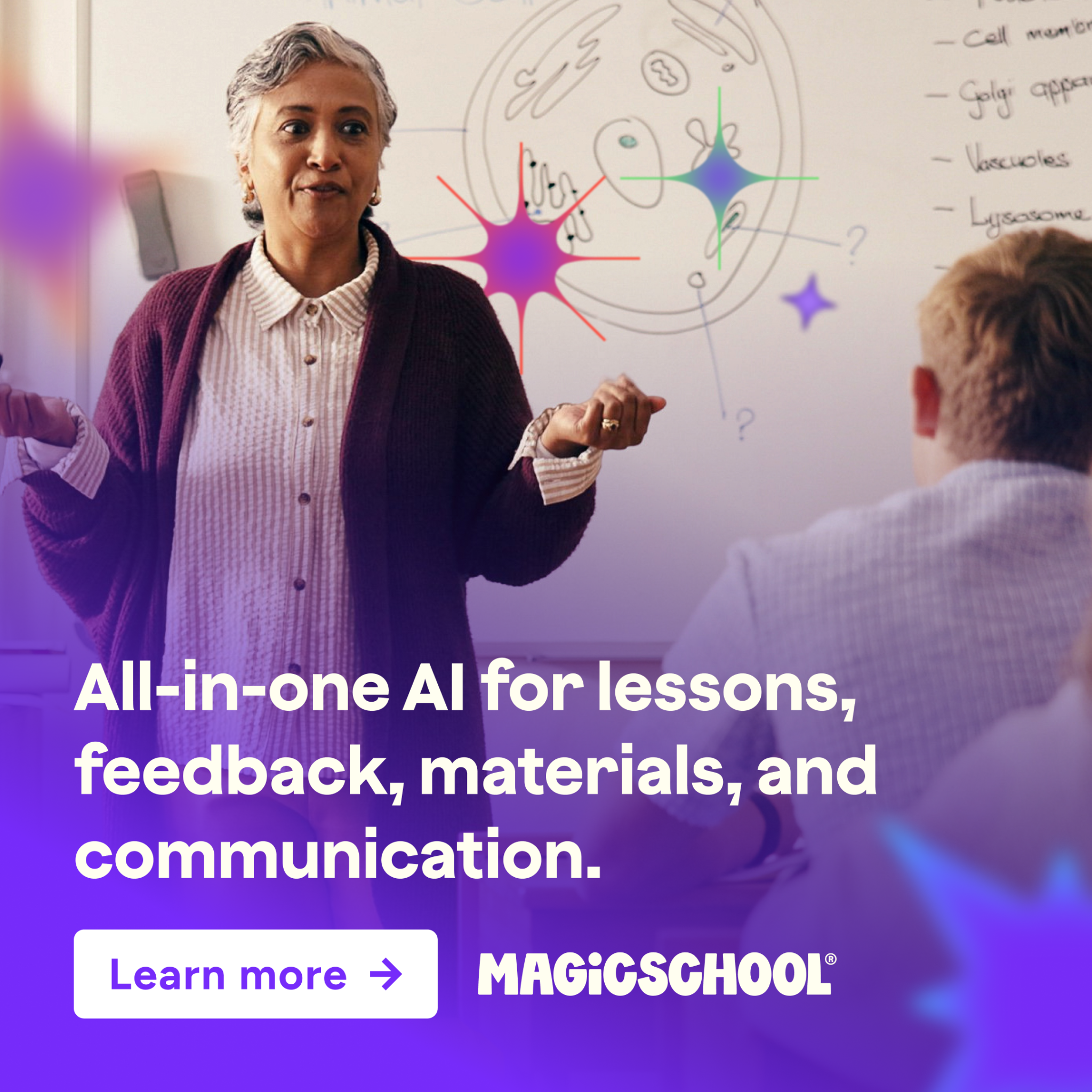 MagicSchool.ai Facebook ad