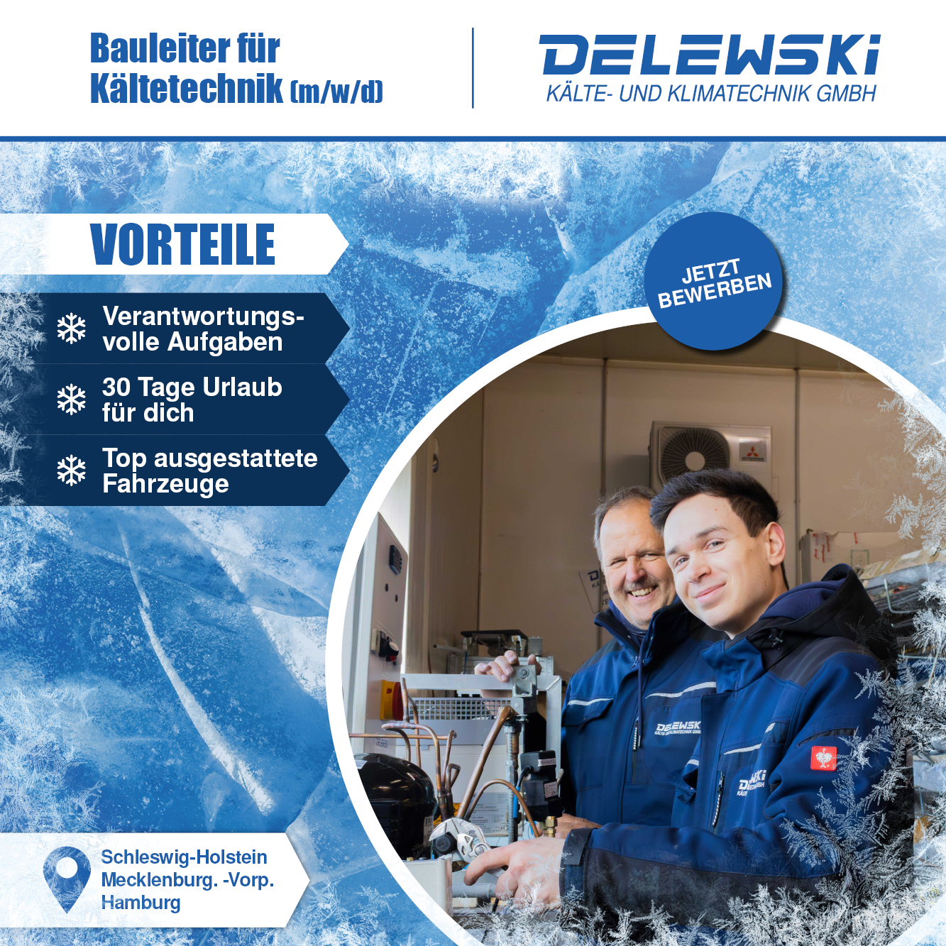 Delewski Kälte- und Klimatechnik GmbH Facebook ad