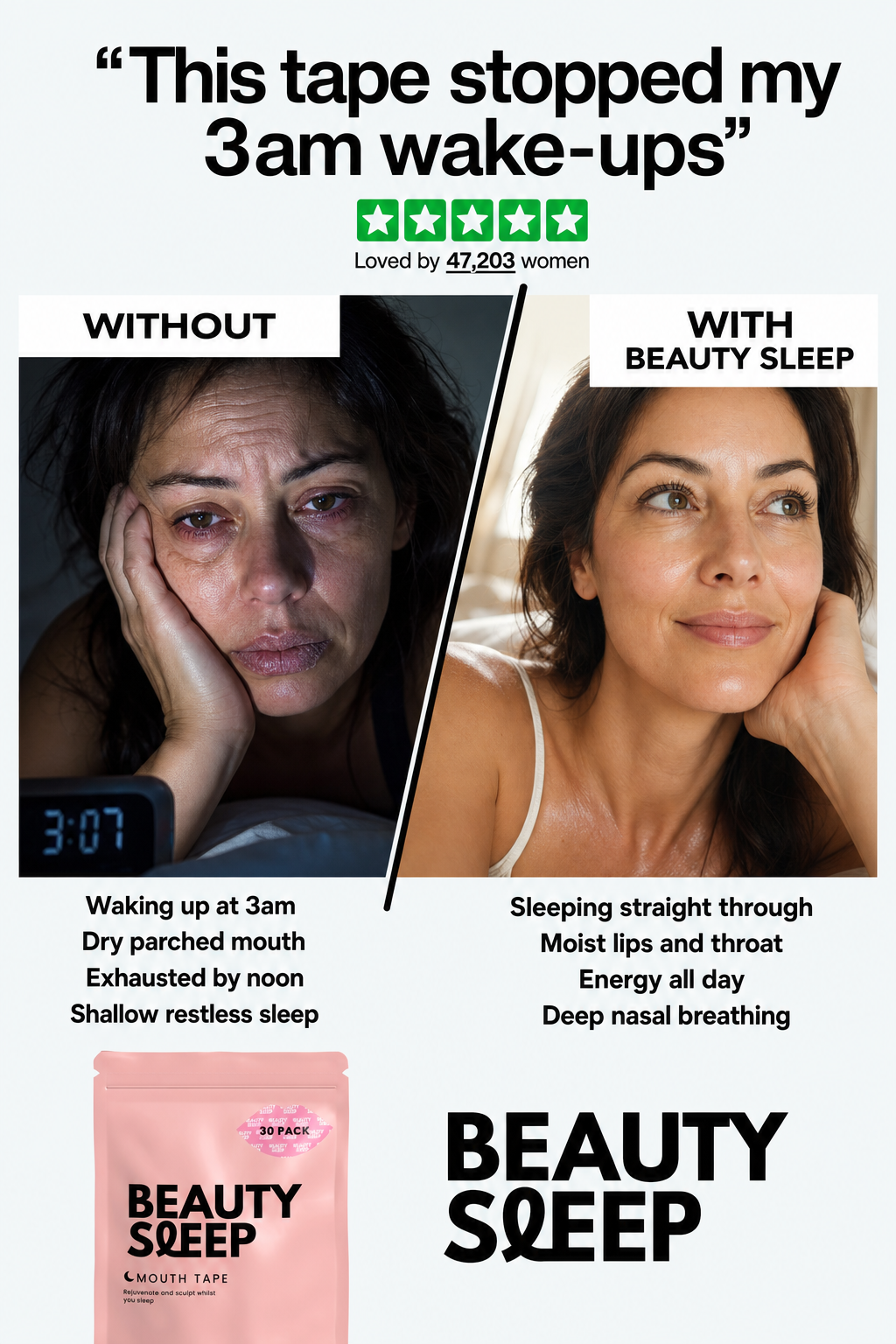 Beauty Sleep Facebook ad