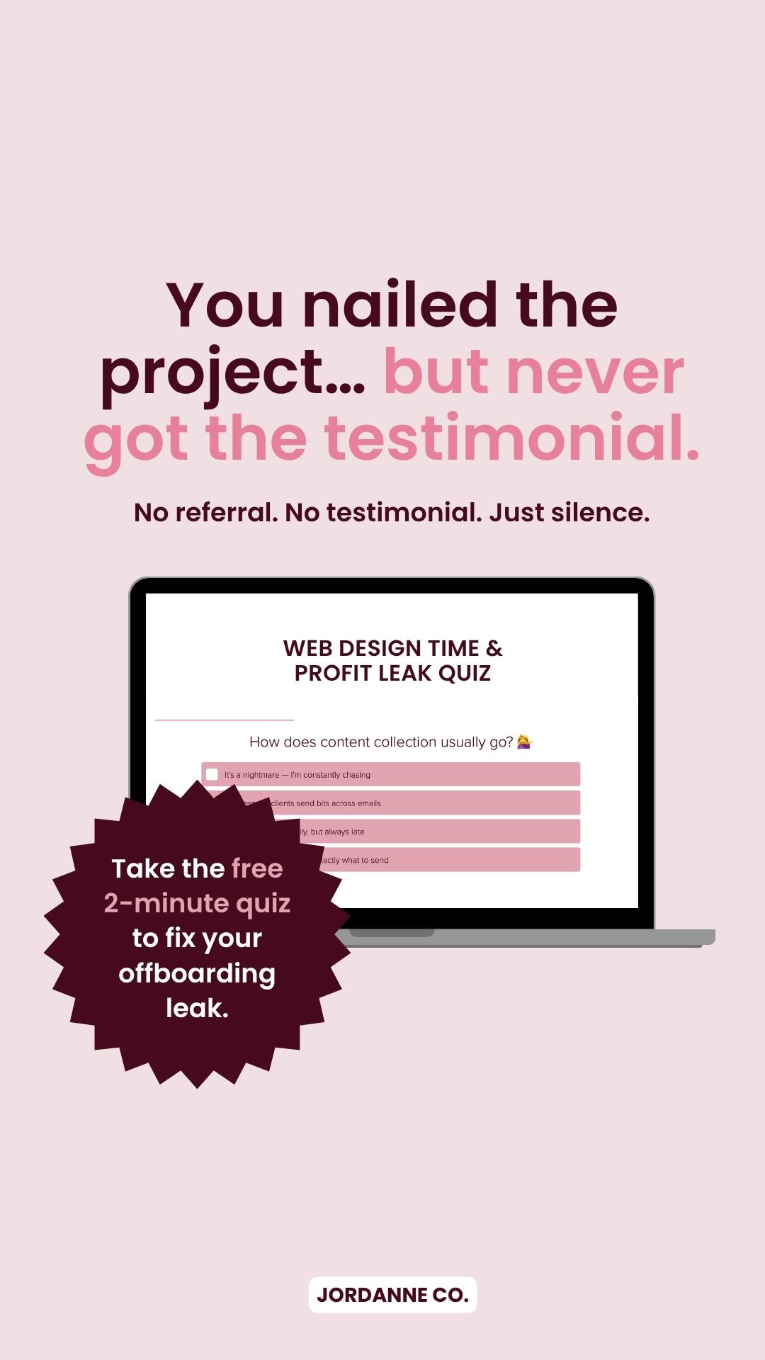 Jordanne Co Facebook ad
